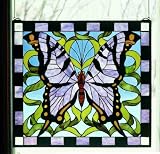 25W X 23W Purple Butterfly Window