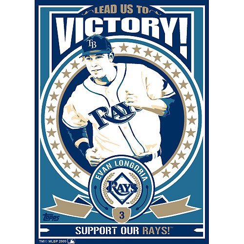 Tampa Bay Rays Evan Longoria Limited Edition Screen-Print