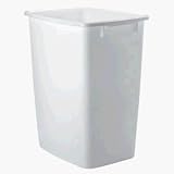 Rubbermaid 2806-TP-WHT36 Quart White Wastebasket