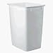 Rubbermaid 2806-TP-WHT36 Quart White Wastebasket