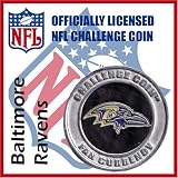 Baltimore Ravens NFL Football Helmet Challenge Coin Poker Card Guard with Air Tite Holder
