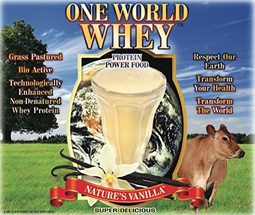 One World Whey - Vanilla 5 LB - New and Improved, Technologically Enhanced Protein Formula