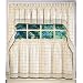 Adirondack Kitchen Curtain - 24'' tier pair - Beige/Taupe