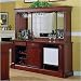ECI Furniture 1200-06-BB / 1200-06-H Monticello Back Bar with Hutch in Burnished Cherry Image