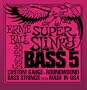 Ernie Ball 2824 Super Slinky 5-String Bass Set