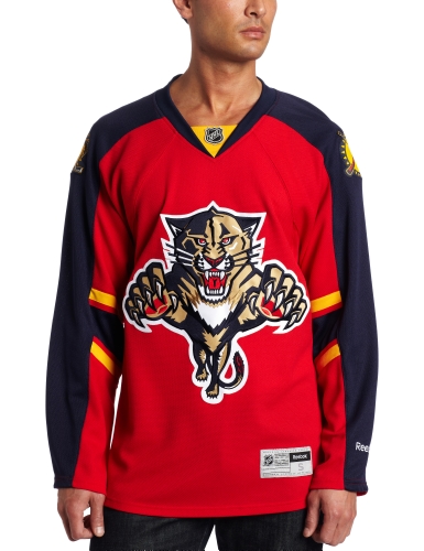 NHL Men's Florida Panthers Reebok Edge Premier Team Jersey - 7185A5P6Hpjfpa (Red, Small)