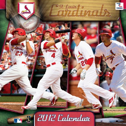 2012 ST. LOUIS CARDINALS 12X12 WALL CALENDAR