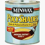 21475 HP GL AM CHSNT POLYSHADE COLOR:AMER. CHESTNUT SIZE:1 2 PINT by Minwax