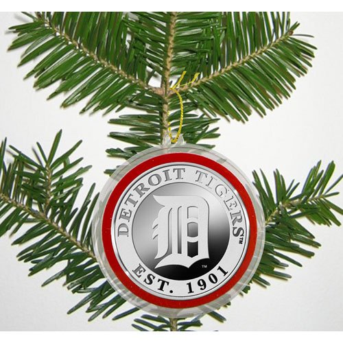Highland Mint Detroit Tigers Silver Coin Ornament