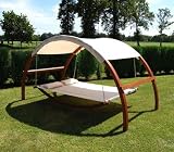 Doppel Hängematte Gartenliege mit Gestell 340x160x175cm