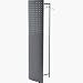 Alba Floor Standing Garment Rack Finished In Metallic Grey And Supplied Complete With 6 Coat Hangers Each
