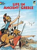 Life in Ancient Greece Coloring Book (Dover Coloring Book)