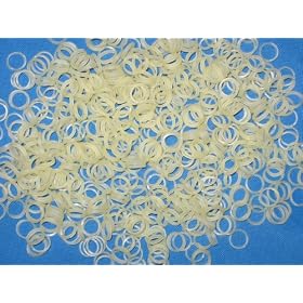 500 Dog Grooming RUBBER BANDS - 1/4 Inch diameter