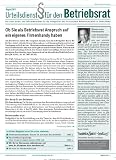 Produkt-Bild: Urteilsdienst f&uuml;r den Betriebsrat - UBR