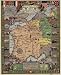 Vintage Amazing World War One American Expeditionary Force Military Historical Map Poster