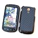 Samsung Epic 4G (Sprint) Snap On Protector Hard Case "Carbon Fiber Check" Design