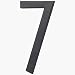 Tools & Hardware : HY-KO PRODUCTS CO FM-6/7 FLOATING MOUNT HOUSE NUMBER 6" BLACK # 7