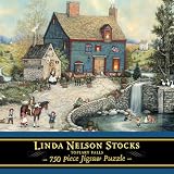  : 750 Piece Linda Nelson Stocks-Topiary Falls