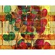 Leaves and Dandelions IX - 16 x 20"