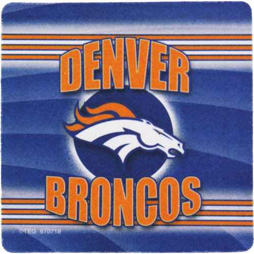 Denver Broncos End Zone Four Piece Foam Coaster Set