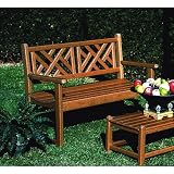 Polywood Outdoor Furniture Chippendale 48 Inch Bench