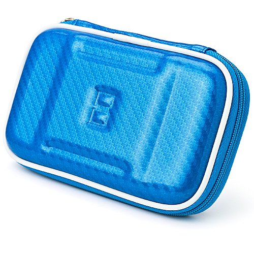 Elegant OEM VG Brand Blue Hard Case for the Aqua Blue Nintendo 3DS Console Game System + Live * Laugh * Love Vangoddy Wrist band!!!
