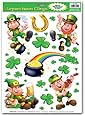 Leprechaun/Shamrock Clings Party Accessory (1 count) (10/Sh)