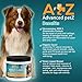 Advanced petZ Joint Care Plus Probiotics Supplement for Dogs Glucosamine Chondroitin MSM. 6oz