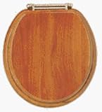 Tools & Hardware : Do It Best Import/Toilet Seats 10-005A Solid Oak Toilet Seat