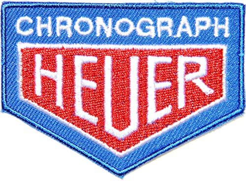 TAG HEUER CHRONOGRAPH Checkered Flag Watch Car Motorcycles Racing Biker Motogp Motorcorss Logo Jacket Patches