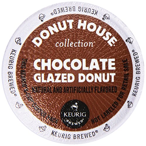 Donut House by Green Mountain 94-06722 Chocolate Glazed Donut K-cups, 24-Count