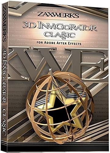 Zaxwerks 3D Invigorator Classic v6.1.1 Academic | After Effects Title Logo Plug In Electronic Delivery