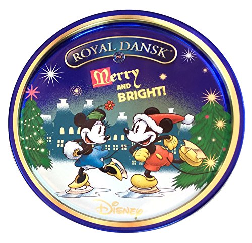 Royal Dansk Butter & Chocolate Chip Cookies 9oz Tin - Disney Mickey Mouse 2015 Ltd Edition (Merry & Bright)