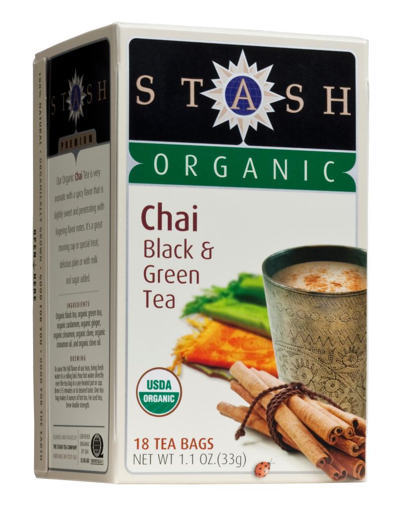 Stash Tea Green Chai Tea, 20 Count Tea Bags in Foil (Pack of 6) Grocery & Gourmet