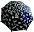 Punk Rock Retro DICE Black Rain Umbrella