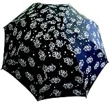 Punk Rock Retro DICE Black Rain Umbrella