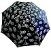 Punk Rock Retro DICE Black Rain Umbrella
