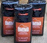 Omoma European Dark Roast Whole Bean Coffee 3-Pack