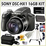 Sony Cybershot DSC-HX1 9.1MP Digital Camera with 20x Optical Zoom with Supe ....