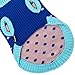 Blueberry Pet Polka Dot Prince Designer Dog Sweater in Royal Blue and Chocolate Plum, Back Length 12