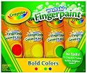 Crayola 4ct Washable Fingerpaints Primary