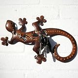 HAKENLEISTE GECKO GARDEROBE SCHL�SSELBRETT METALLvon "LIVING-ART24"