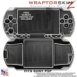 Sony PSP (original) Skin - Carbon Fiber and Chrome WraptorSkinz Kit by TuneTattoozTM
