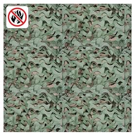Camouflage Netting 6ftx6ft - Fire Retardant Camo Net