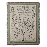 Review Manual Woodworkers  / Throw- Serenity Prayer(51x68