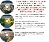  : The Rich Man's Make An Extra Income, Success Principles and Sales Models for Poems On-line Biz Package (3 CDs)
