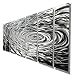 Silver Metal Wall Art Large Home Living Room 3D Decor Abstract Designs Modern Sculptures Unique Textured Panels Contemporary Accent Minimalist Luxury Hanging Artwork Decoration Statements2000 by Jon Allen -68x24 inch