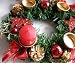 Brauns Heitmann 80062 Adventskranz / rund / inklusvie Kerzen / 30 cm / rot / gold