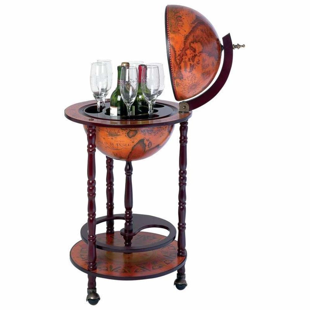 Wine Bottle Holder Storage Globe Beverage Bar Office Room Organizer Decor Gift eBay