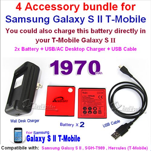 AceSoft T-Mobile Samsung Galaxy S II T989 2 x 